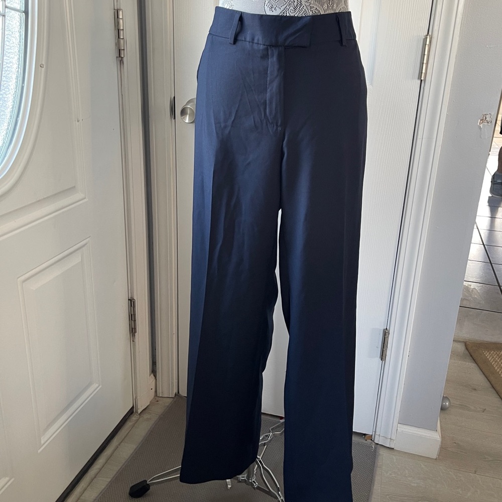 Navy Wide-Leg pants